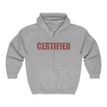 'Certified' Zip Up Hoodie