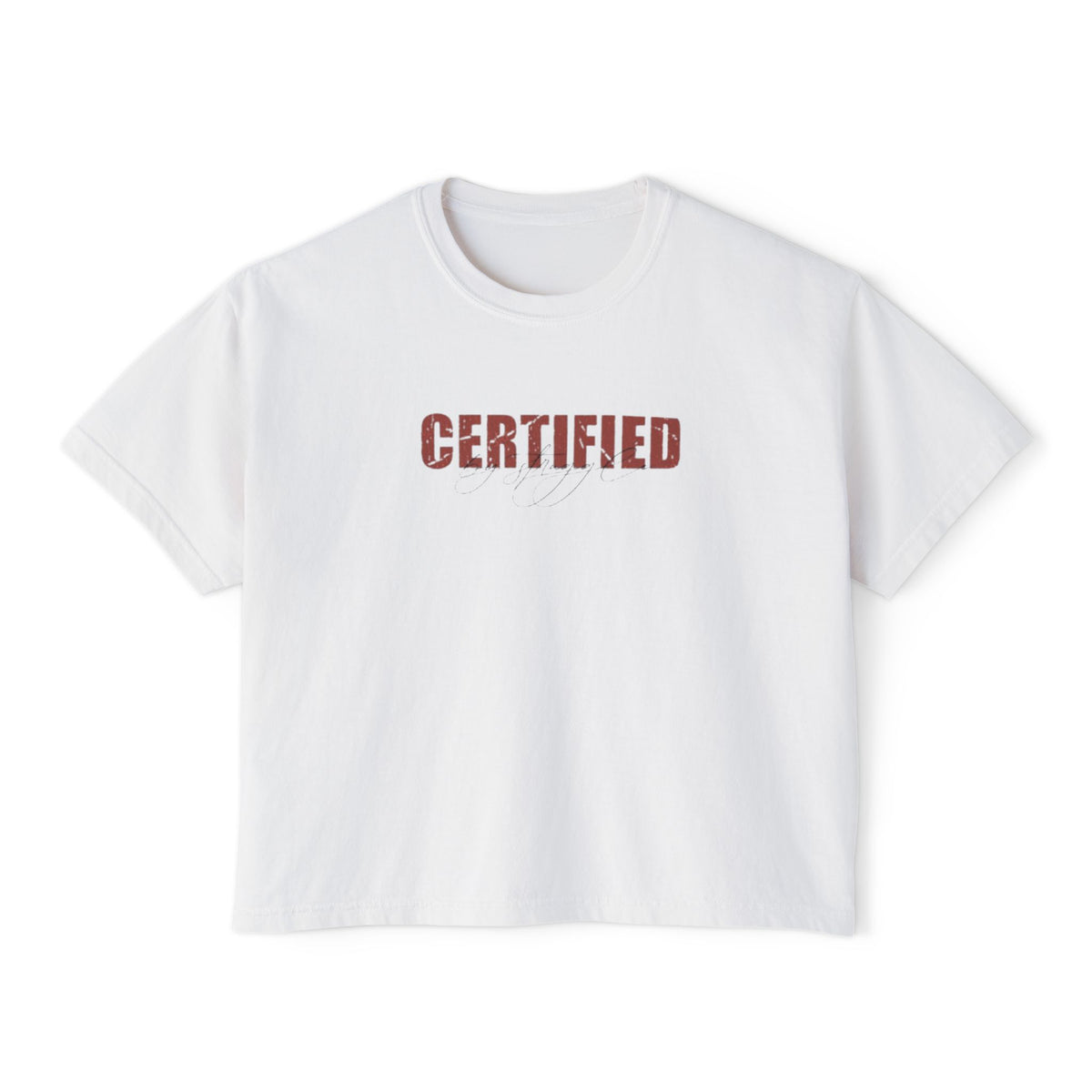 'Certified' Women's Boxy Tee
