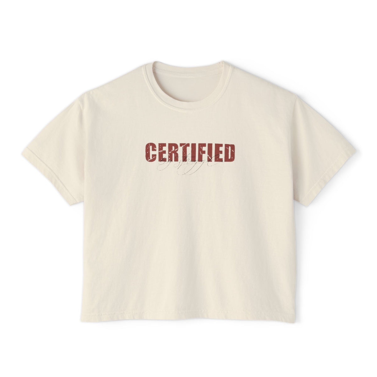'Certified' Women's Boxy Tee